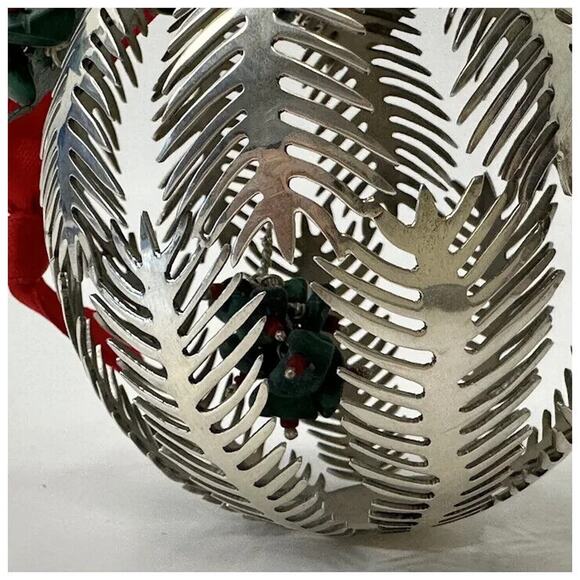 Emilia Castillo Stamped Christmas Tree Ornament Silver 925 Mexico TO-85 VINTAGE - Picture 10 of 13